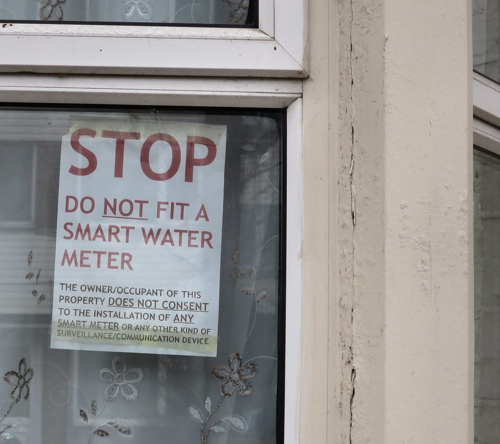 Do not fit a smart water meter